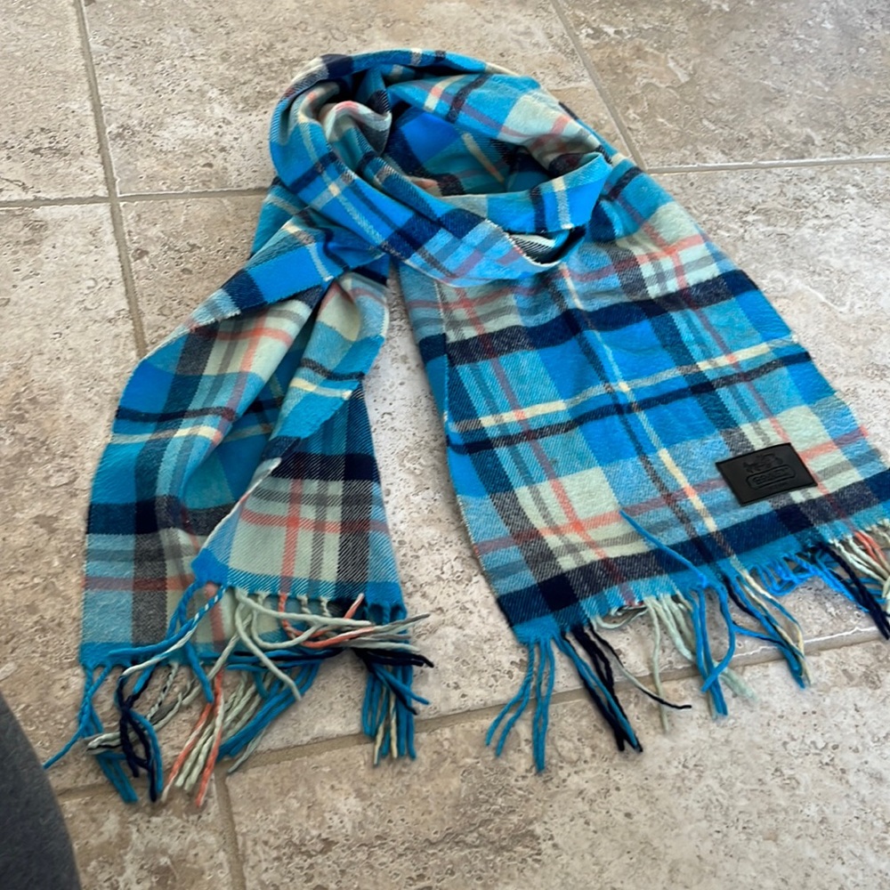 Coach brand SOFT flannel unisex scarf